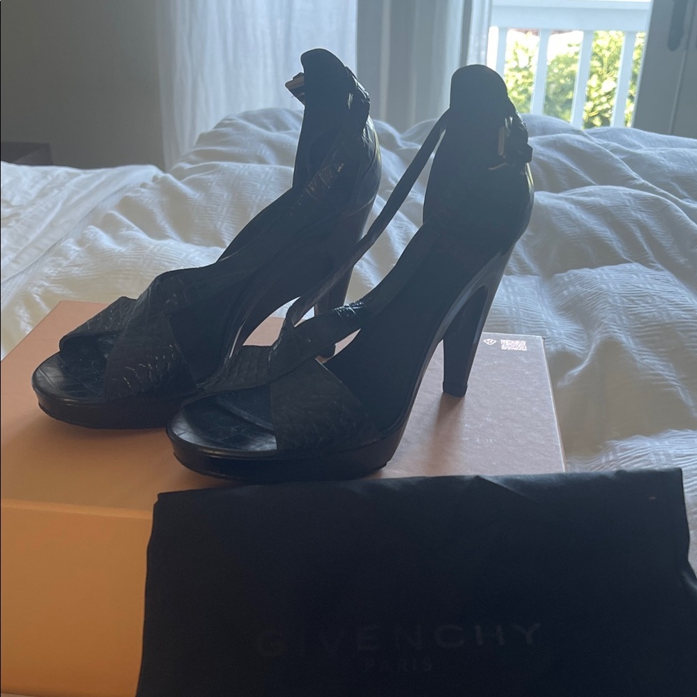 Authentic Givenchy T-strap sandals